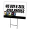 Signmission We Buy & Sell Used Ph Yard & Stake outdoor plastic coroplast window, C-2436-DS-We Buy & Sell Used Ph C-2436-DS-We Buy And Sell Used Ph - alternate 1